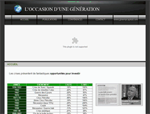Tablet Screenshot of occasiongeneration.com
